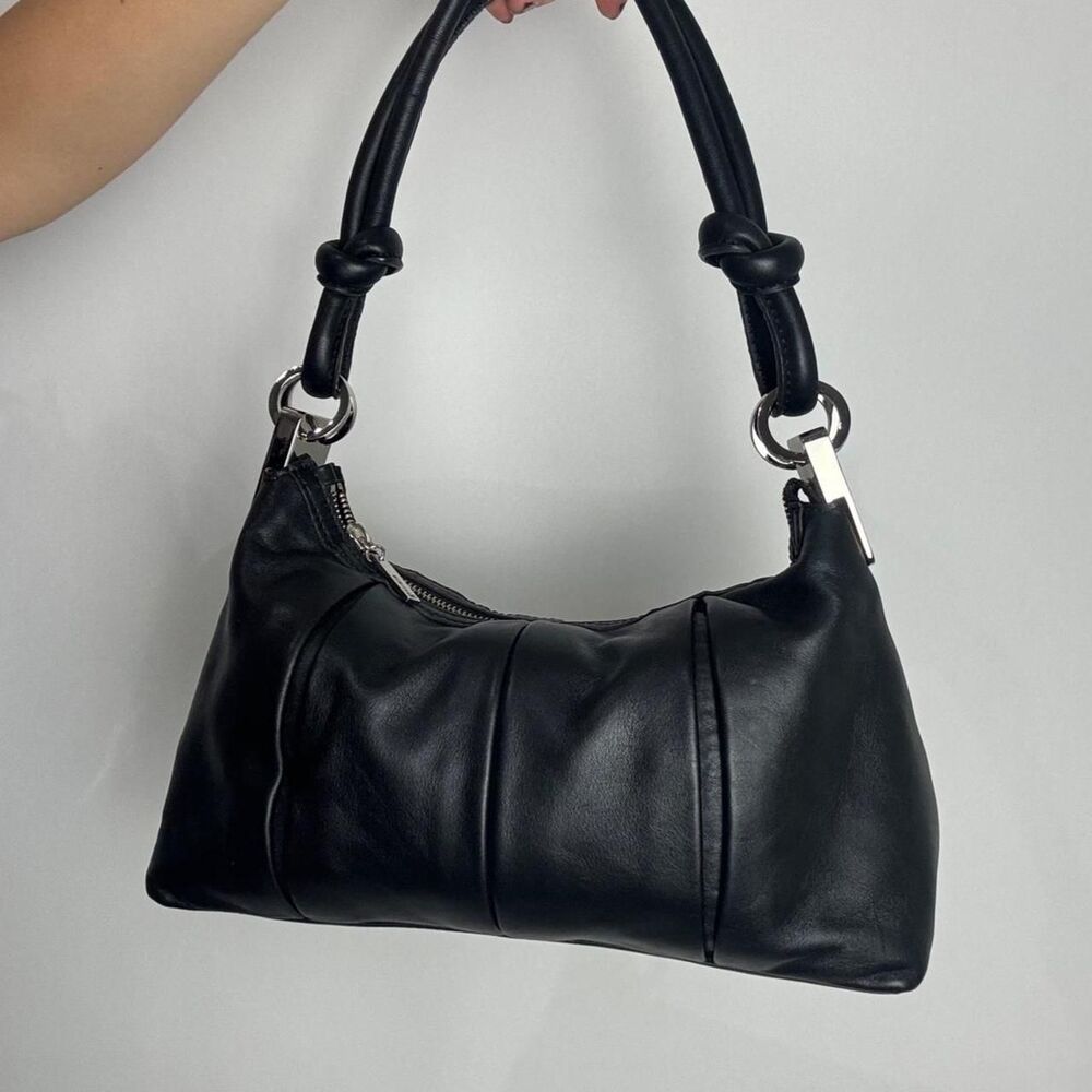 Maxximum New York Bags black leather shoulder bag
